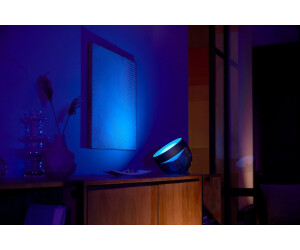 Philips Hue LED Tischleuchte Iris, Bluetooth, Dimmfunktion, Farbwechsel,  Nachtlichtfunktion, Timerfunktion, LED fest integriert, Farbwechsler,  Kaltweiß, Neutralweiß, Tageslichtweiß, Warmweiß, integriertes Leuchtmittel,  Steuerung per Bluetooth oder Hue