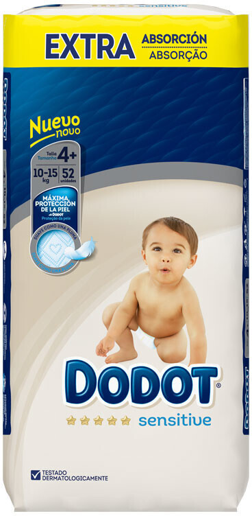 Dodot Sensitive 4 (10-15 kg) 52 pcs