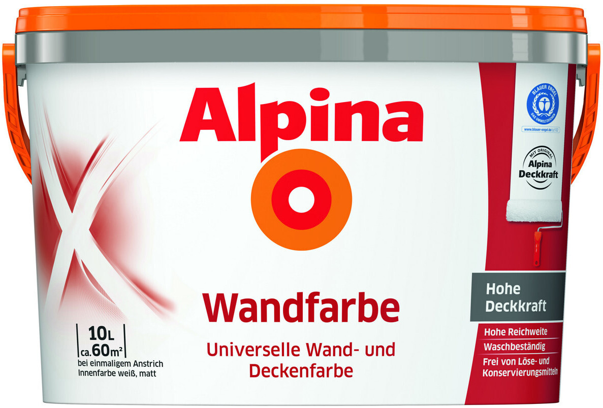 Alpina Wandfarbe 10 l ab 29,99 € | Preisvergleich bei idealo.de
