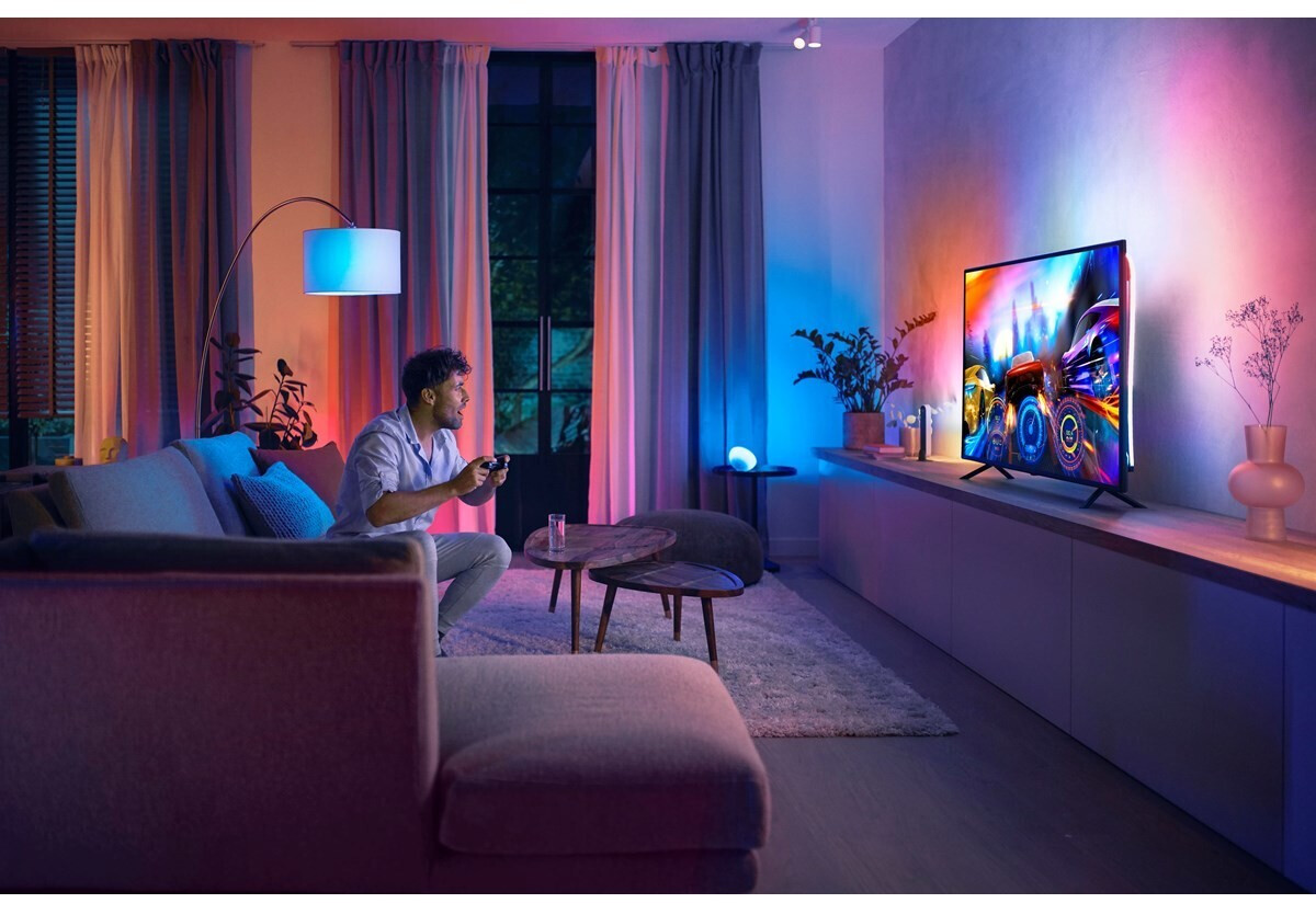 Soldes Philips Hue Play Gradient Lightstrip 55 TV 2024 au