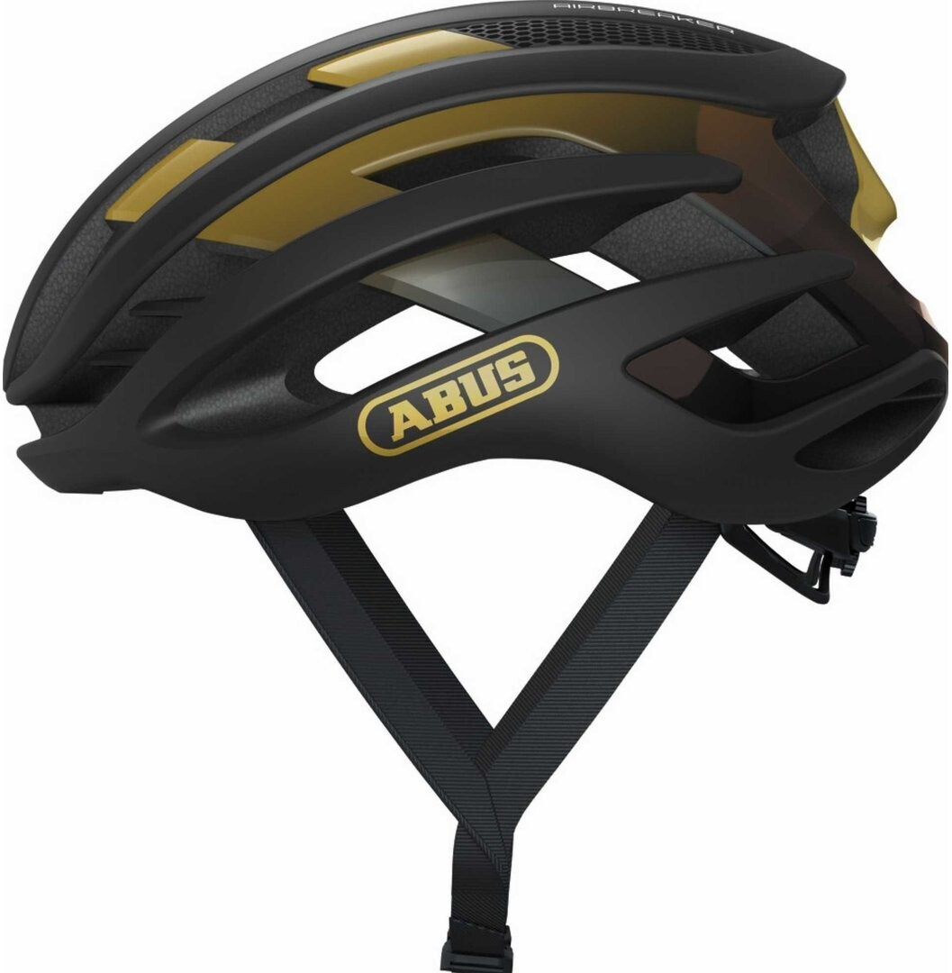 Photos - Bike Helmet ABUS AirBreaker black/gold 