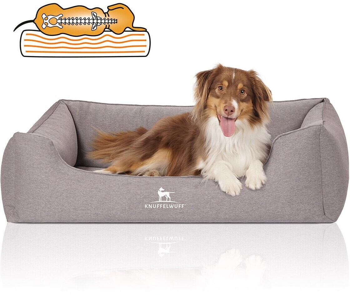 Knuffelwuff Lit pour chien Leano M-L Grey Knuffelwuff Lit pour chien Leano M-L Grey