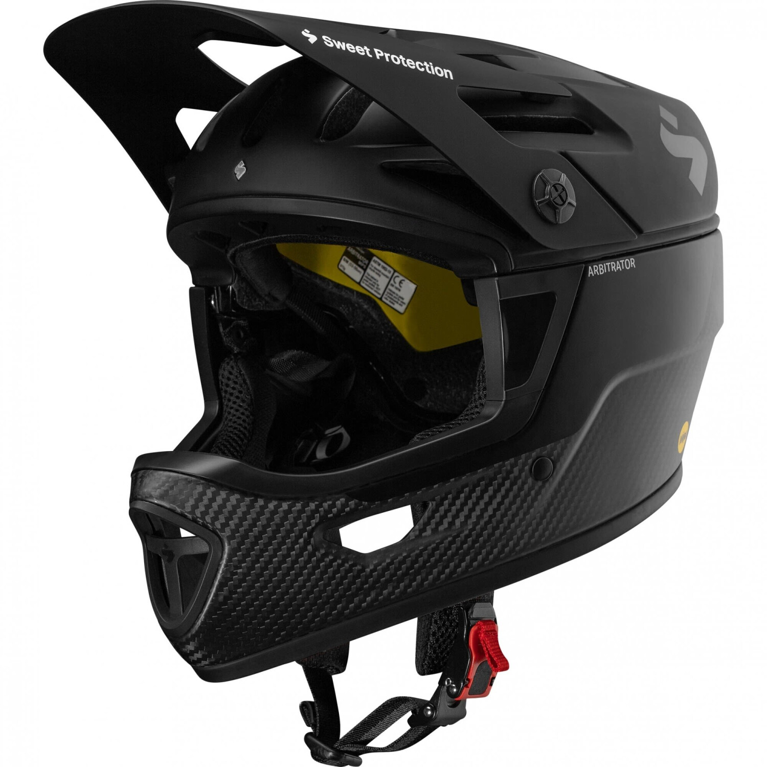 Photos - Bike Helmet Sweet Protection Arbitrator MIPS black/natural carbon 