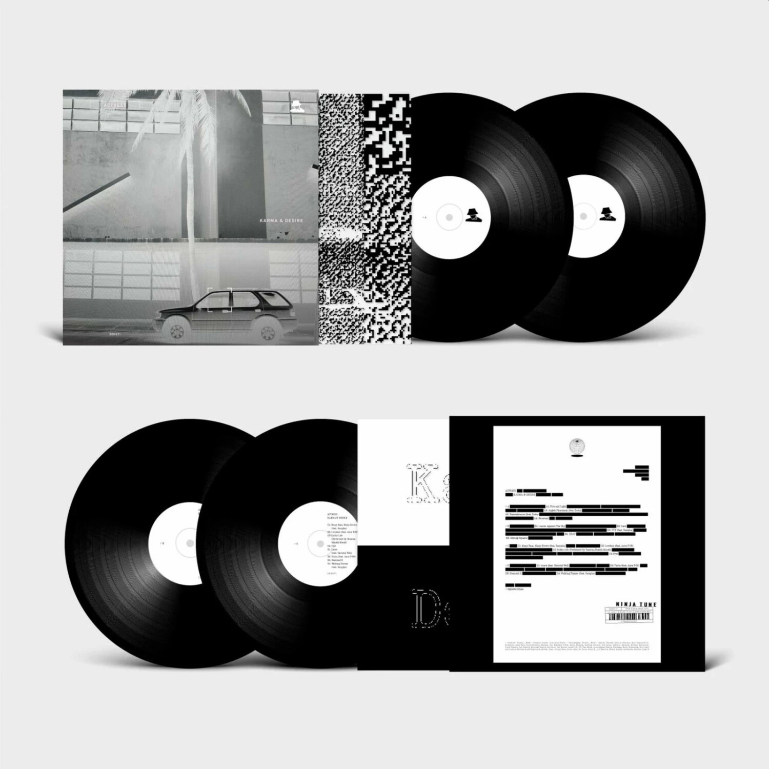 The Actress - Karma And Desire (2lp+Mp3) - (LP + Download) (Vinyl)