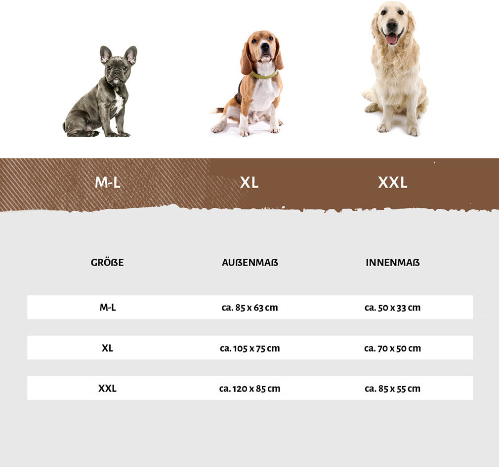 Knuffelwuff Lit pour chien XL Light Grey