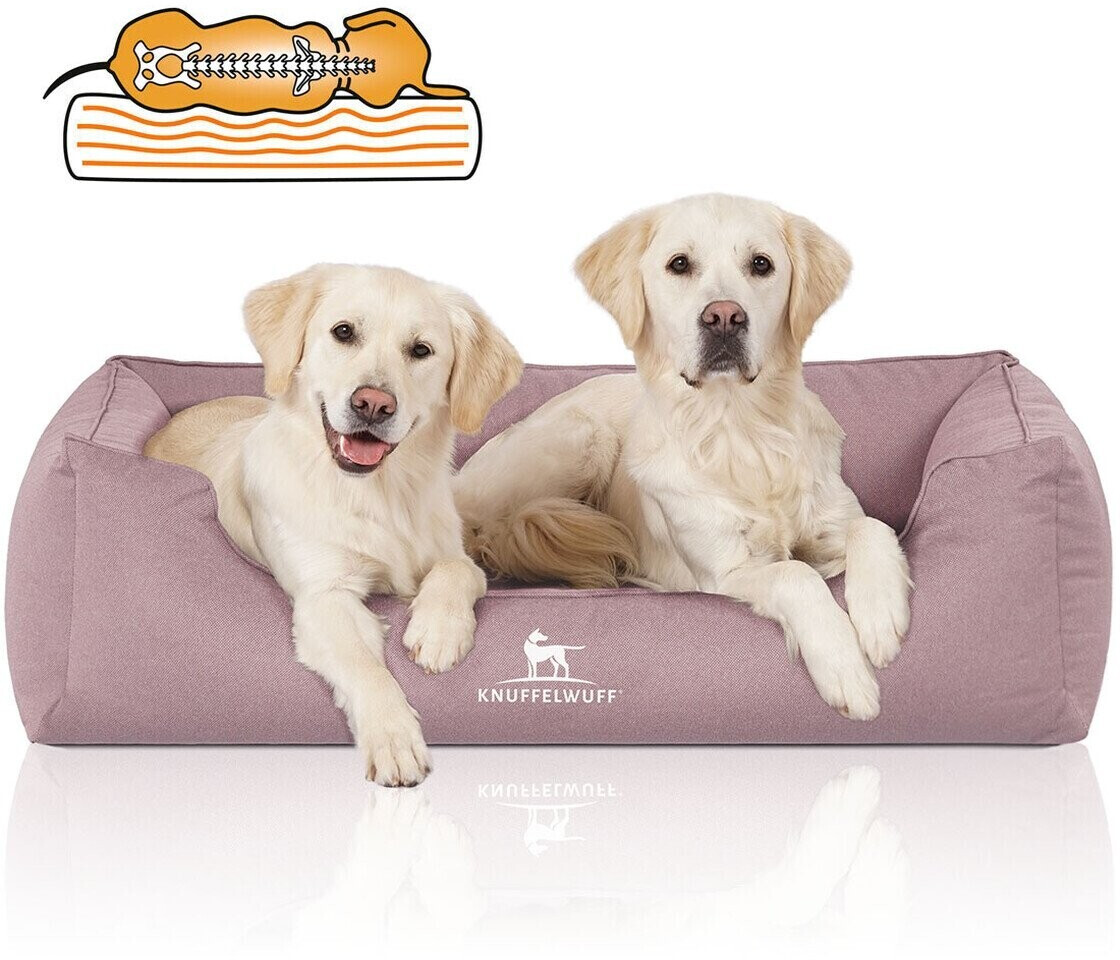 Knuffelwuff Lit pour chien Leon M-L Pink Knuffelwuff Lit pour chien Leon M-L Pink