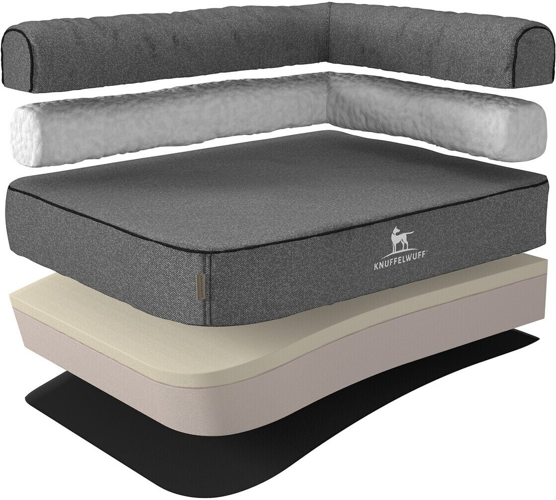 Knuffelwuff Lit pour chien Dog Bed Marlie XXL Right Rest Grey Knuffelwuff Lit pour chien Dog Bed Marlie XXL Right Rest Grey