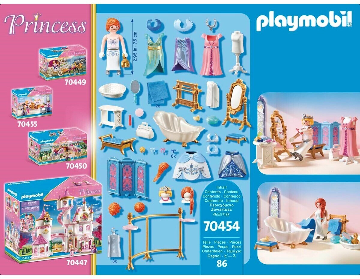 Playmobil Princess Vestidor con Ba era 70454 desde 16 49