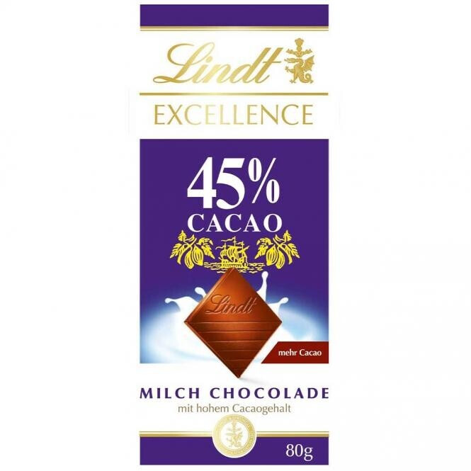 Lindt Excellence 45% (80g)