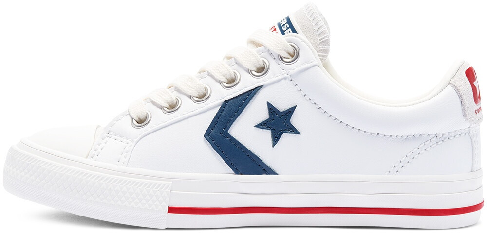 Converse Leather Star Player Kids white/navy/gym red