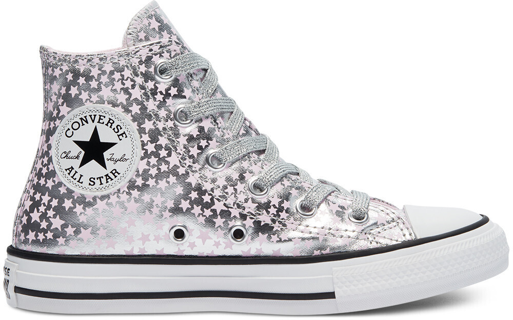 Converse She's A Star Chuck Taylor All Star Hi Kids silver/pink glaze/white