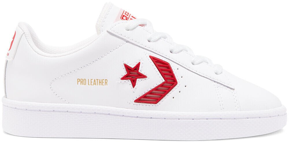 Converse Rivals Pro Leather Kids white/university red/white