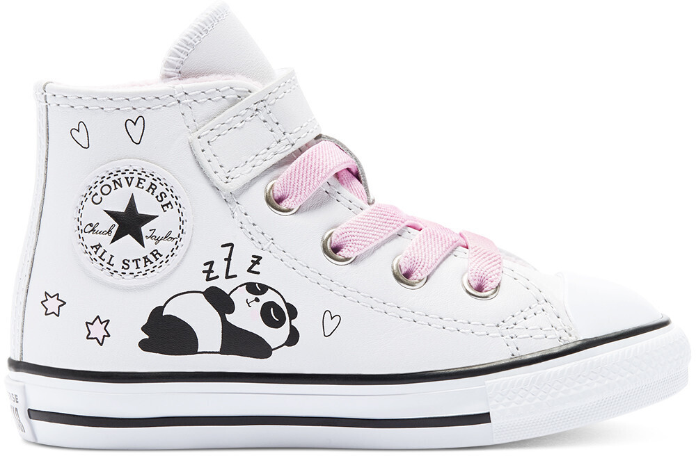 Converse Toddlers‘ Notes from BFF Easy-On Chuck Taylor All Star Hi Kids white/black/pink glaze