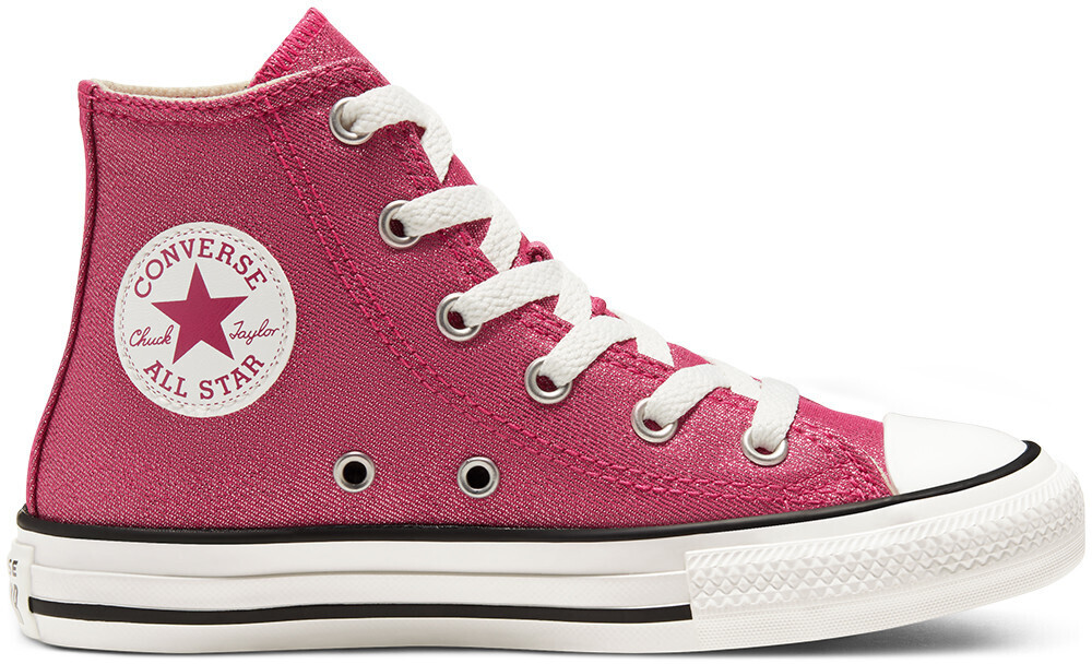 Converse Summer Sparkle Chuck Taylor All Star Hi Kids cerise pink/natural ivory