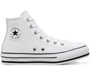 Converse Leather Chuck Star Platform Kids white/white/black desde 58,17 € Compara precios idealo