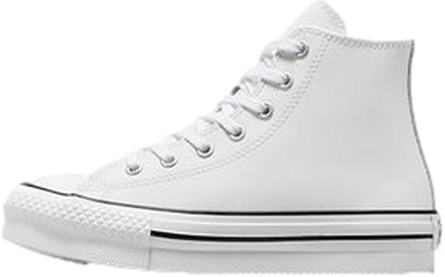 Converse Leather Chuck Taylor All Star Platform Kids white/white/black