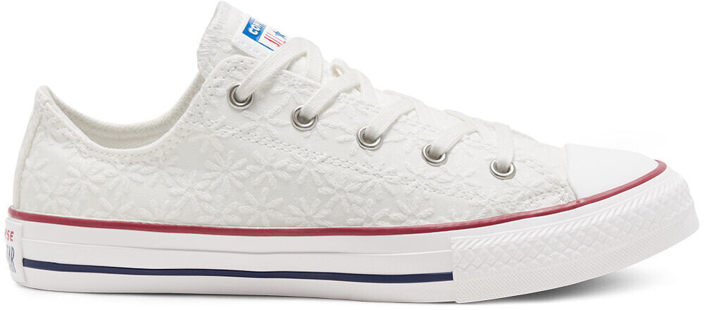 Converse Little Miss Chuck Taylor All Star white/garnet/midnight navy