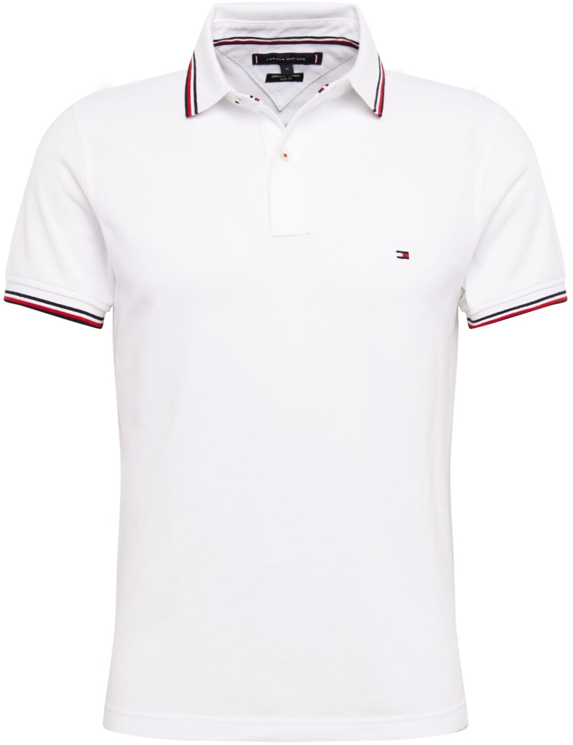 Tommy Hilfiger Organic Cotton Slim Fit Polo Mw0mw13080 White Desde 5049 € Compara Precios