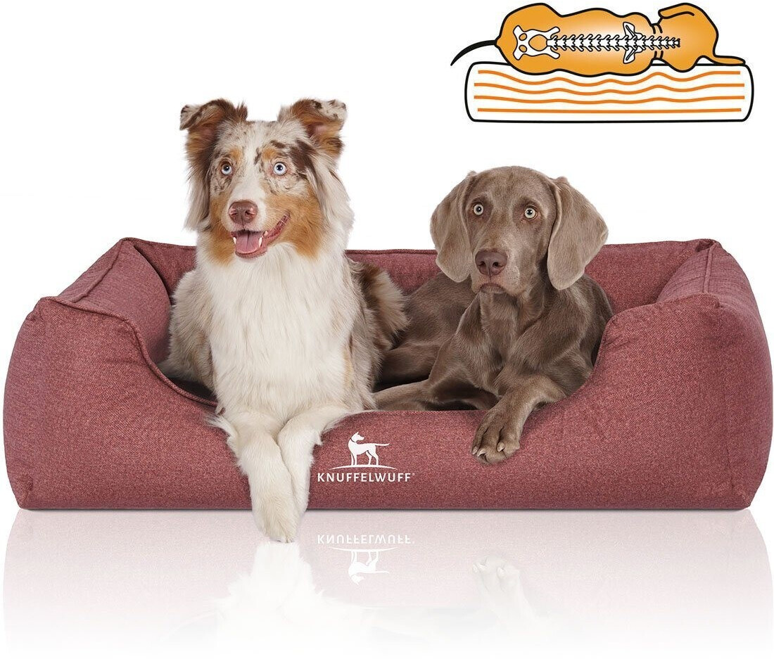 Knuffelwuff Lit pour chien Dog Bed Malou XL Red Knuffelwuff Lit pour chien Dog Bed Malou XL Red