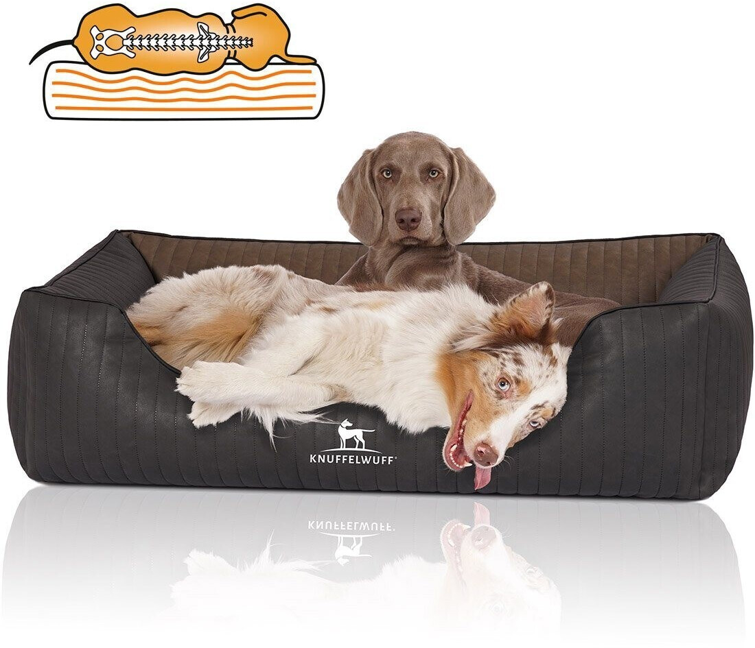 Knuffelwuff Lit pour chien Dog Bed Rough Road ML Black/Brown