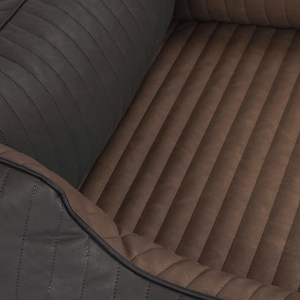 Knuffelwuff Lit pour chien Dog Bed Rough Road ML Black/Brown