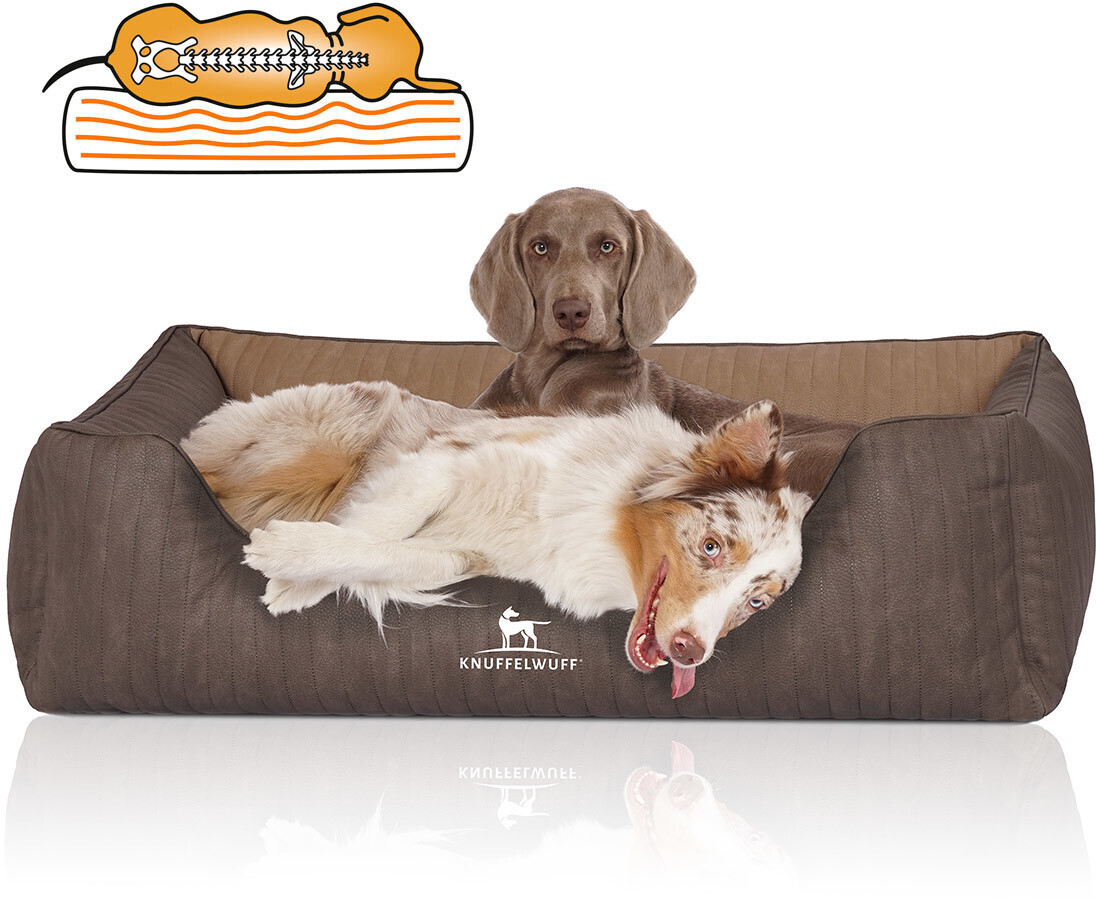 Knuffelwuff Lit pour chien M-L Coffee/Brown