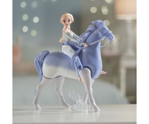 Disney La Reine des Neiges 2 - Poupee Princesse Elsa 30 cm et Son Cheval  Nokk interactif 23cm, Multicolore