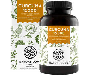 Nature Love Curcuma Extrakt 15000 Kapseln (90 Stk.)