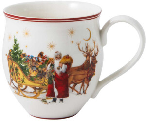 V & B Toy´s Delight Kaffeebecher mit Henkel Mr & Mrs Santa Nikolaus Weihnachten 
