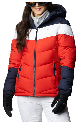 Columbia Abbott Peak Insulated Jacket Women's bold orange/dark nocturnal/white
