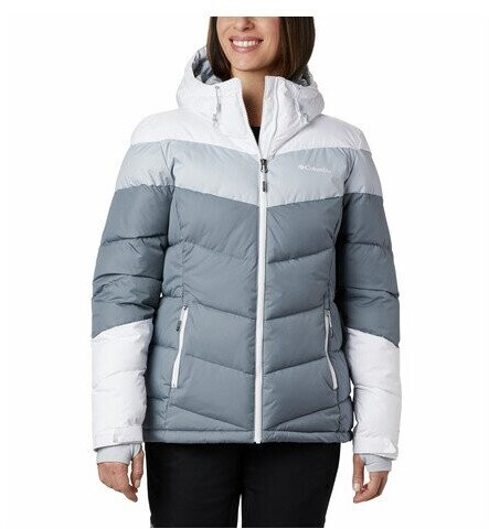 Columbia Abbott Peak Insulated Jacket Women's grey ash/white/cirrus grey