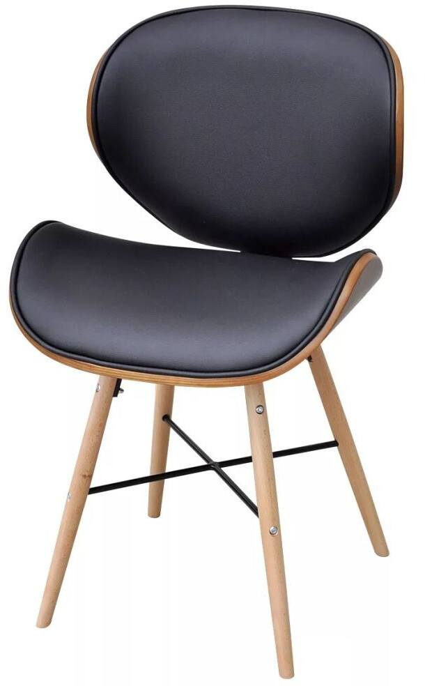 vidaXL Chaises de salle à manger en similicuir et bois courbé (6 pièces)