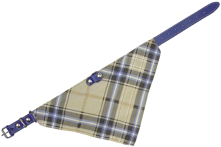 Nobby Leather Dog Collar with Cloth