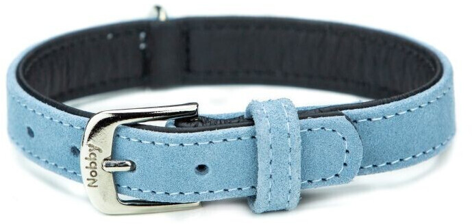 Nobby Dog Collar Velours XS 27cm 20-25cm Light Blue