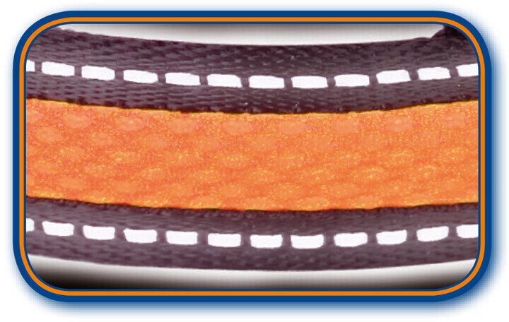 Nobby Harnais pour chien S 50-65cm + 48cm 25mm Orange