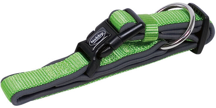 Nobby Dog Collar Classic Preno 20-30cm 15/20mm Neon Green/Grey