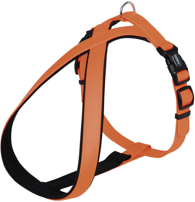 Nobby Komfort Cover PVC Covered Harness 50-80cm 25/35mm Neon Orange