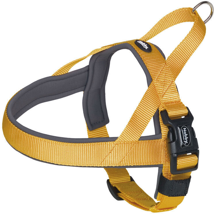 Nobby Norwegian Dog Harness Preno 60-76cm + 46cm 25/35mm Orange/Grey