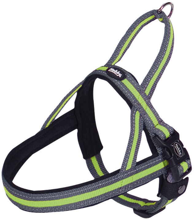 Nobby Norwegian Dog Harness Variado 20/25mm 36cm + 38-50cm Neon Yellow