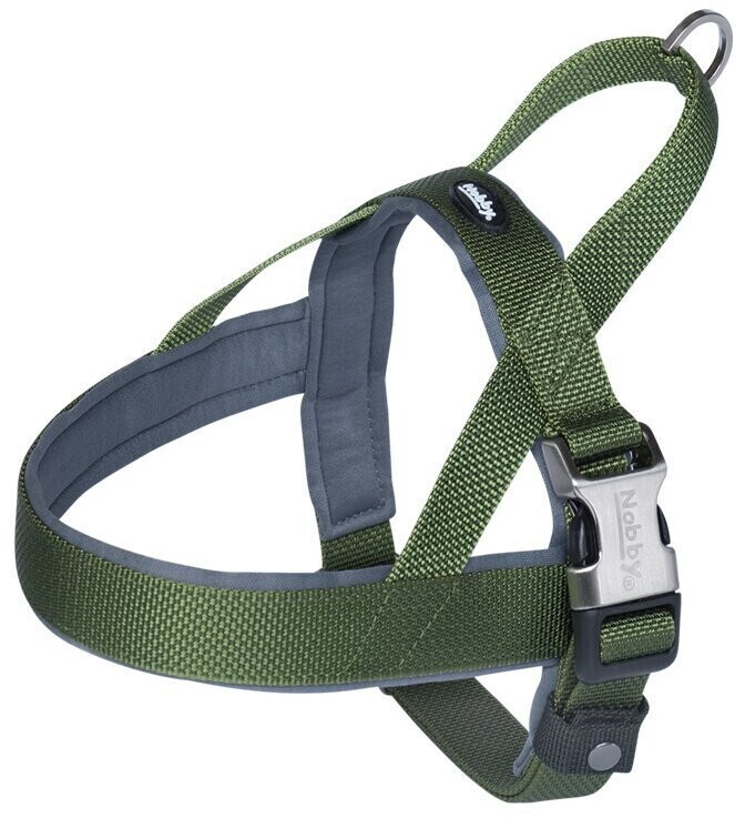 Nobby Norwegian Dog Harness Preno Royal L-XL 68-85cm Brustgurt 54cm 40/45mm Olive Green