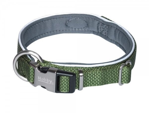 Nobby Dog Collar Classic Preno Royal M-L 45-55cm 25/35mm Olive Green