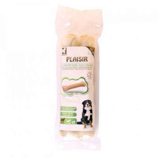 Hery Plaisir Os à mâcher 22 cm poulet