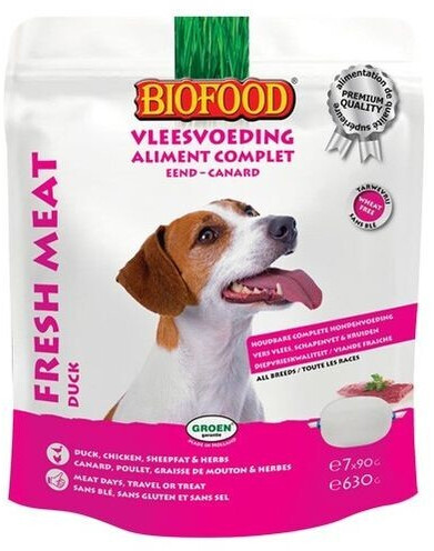 BIOFOOD Aliment complet canard (7 x 90 g)