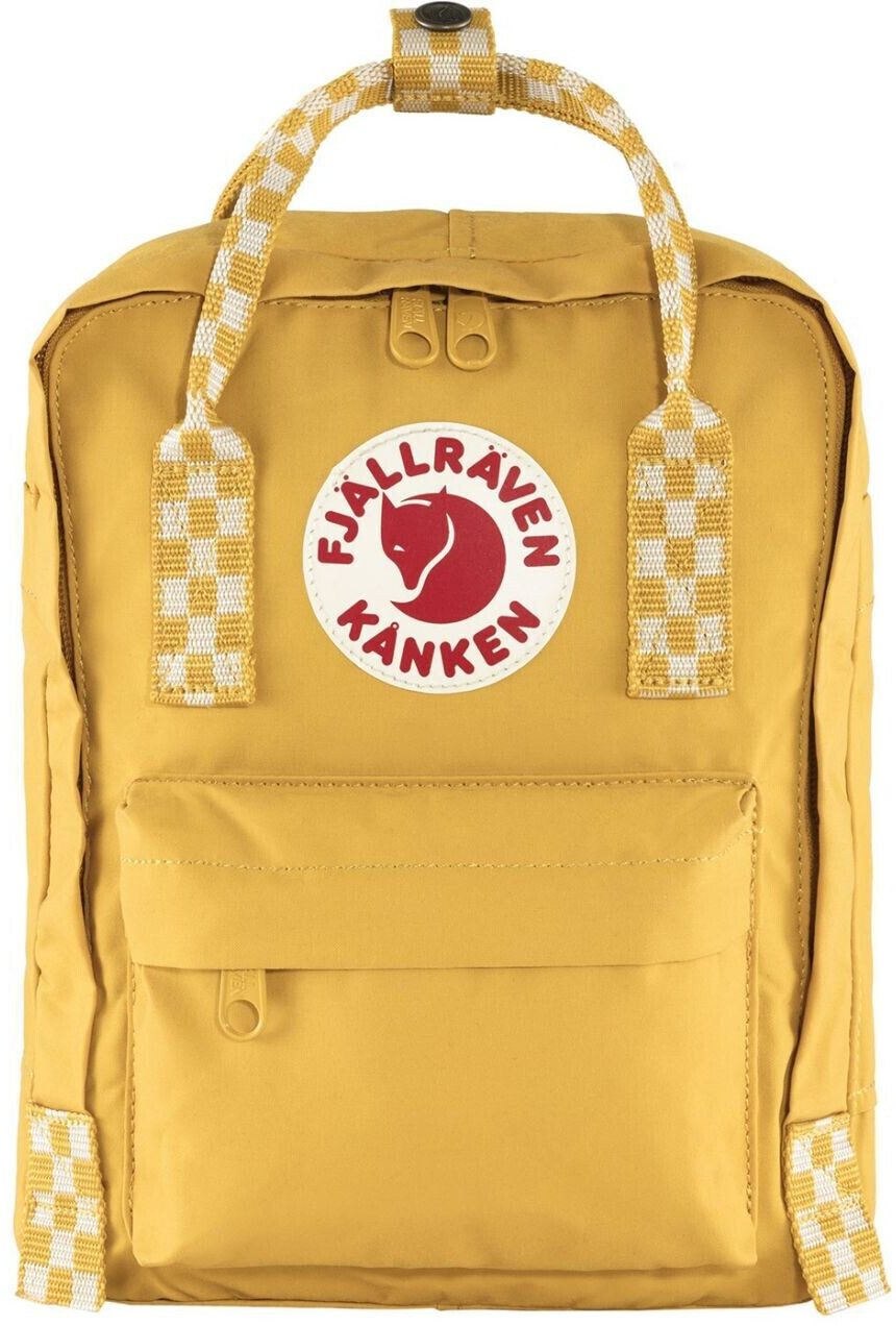 Fjällräven Kånken Mini ochre/chess pattern