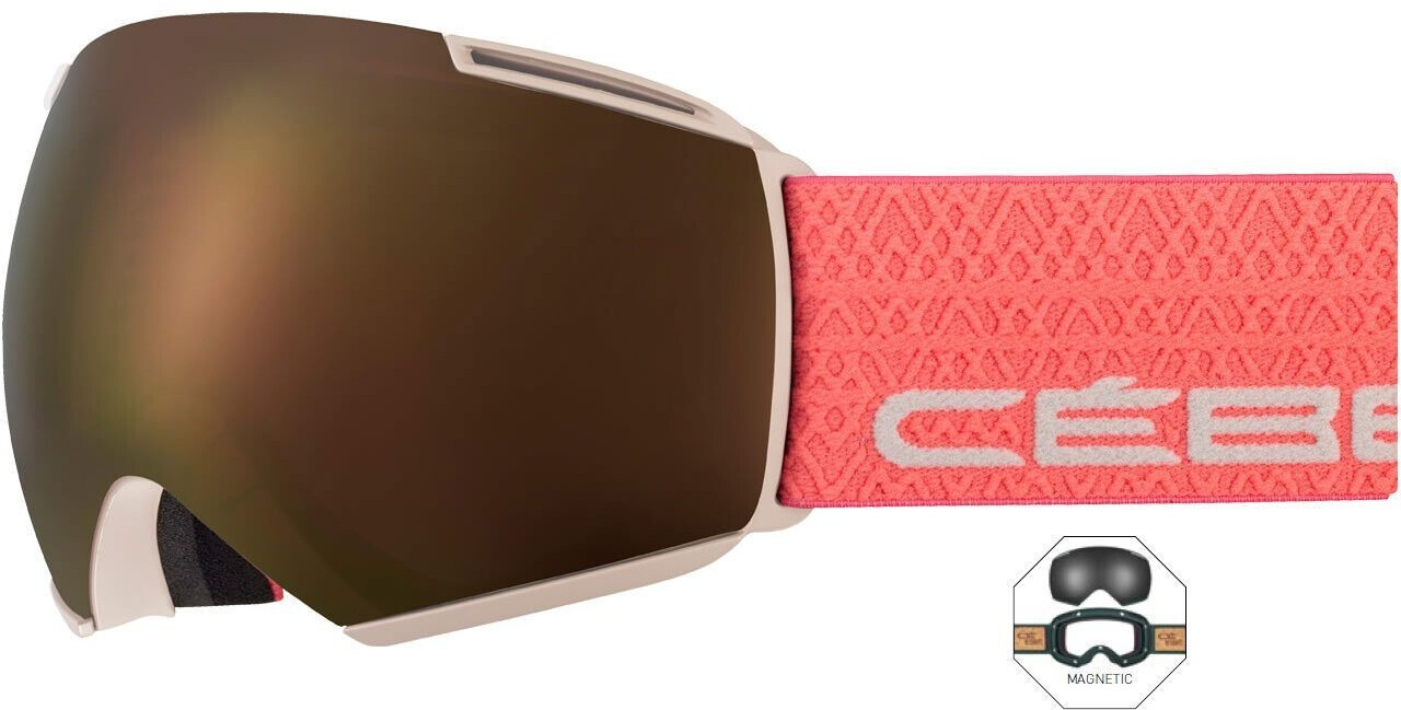 Cébé Icone CBG266 (dark rose flash gold + amber flash mirror)