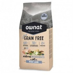Ownat Just Grain Free Chien adulte agneau (3 kg)