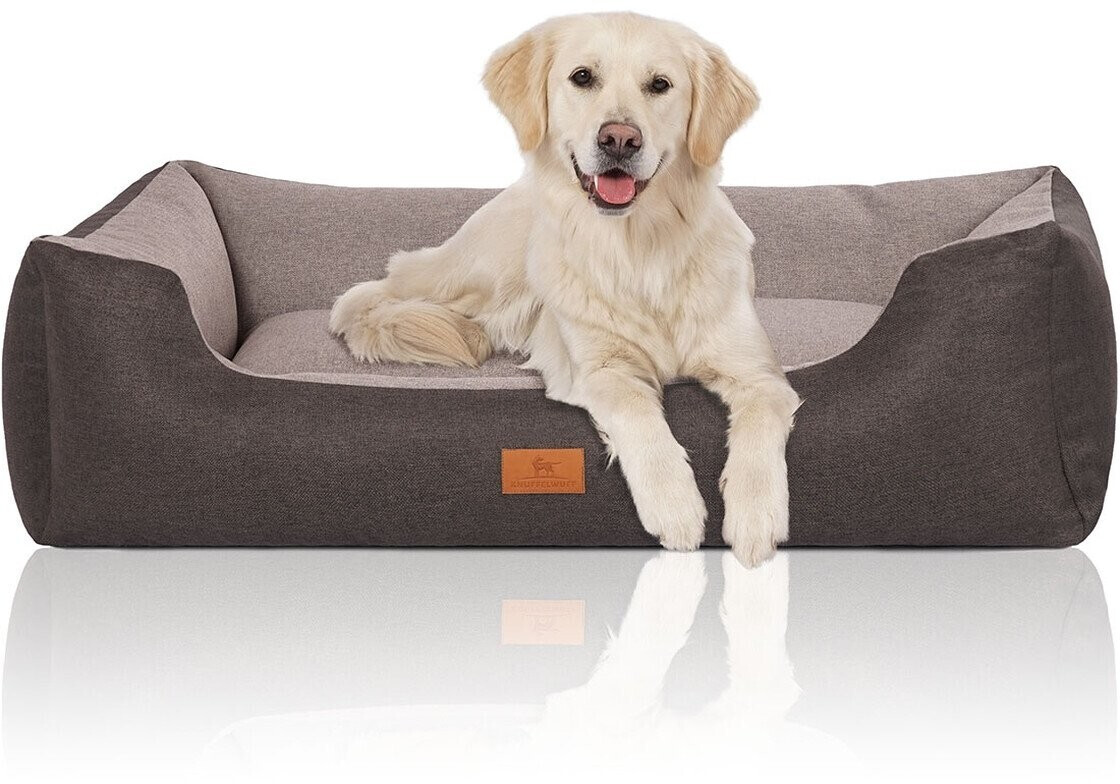 Knuffelwuff Lit pour chien M-L Black/Grey