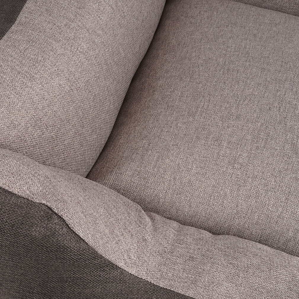 Knuffelwuff Lit pour chien M-L Black/Grey