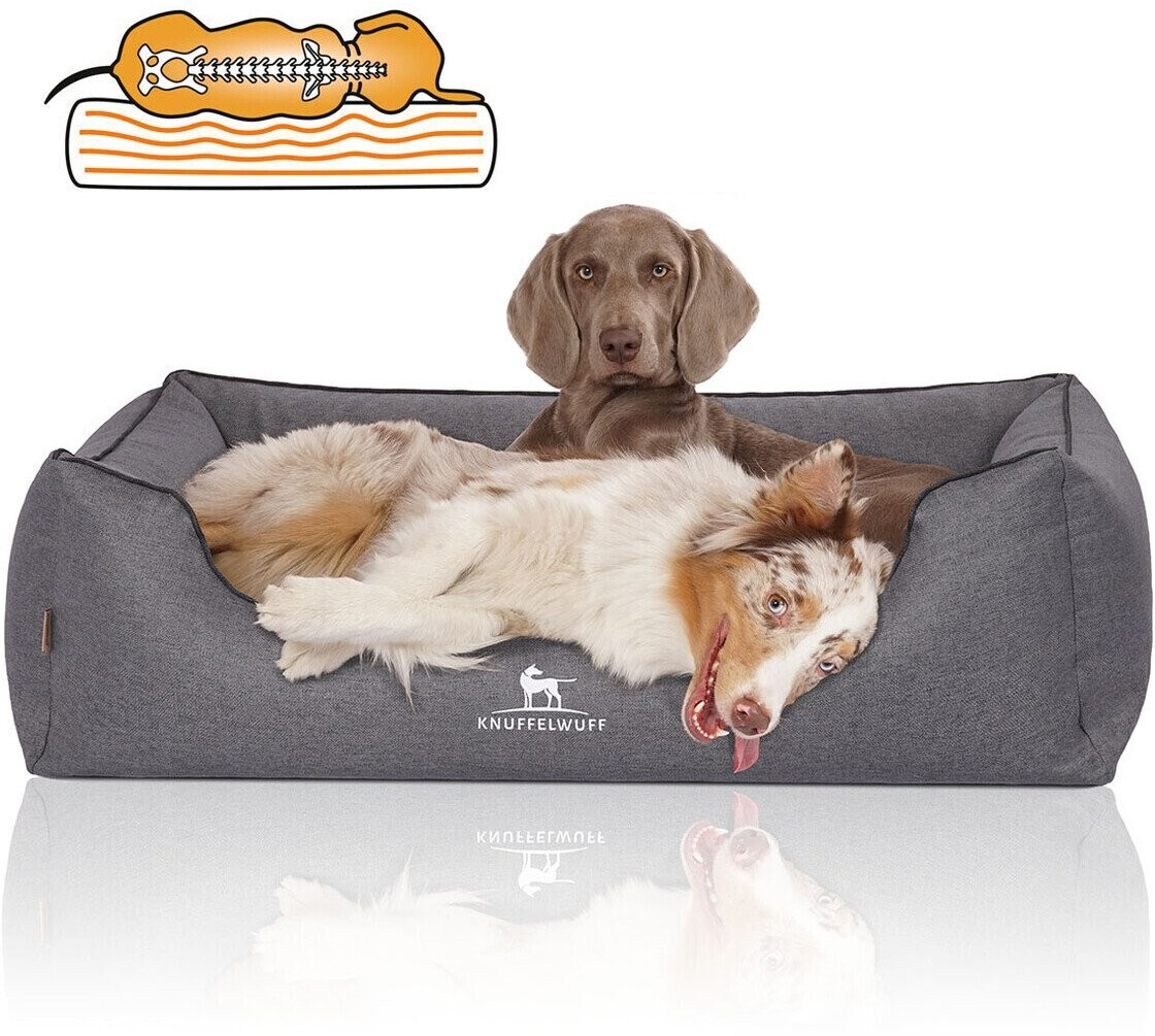 Knuffelwuff Lit pour chien Dog Bed Wippo M-L Grey/Blue Knuffelwuff Lit pour chien Dog Bed Wippo M-L Grey/Blue