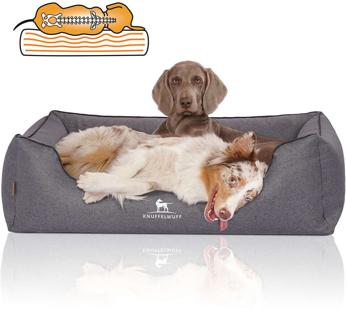 Knuffelwuff Lit pour chien Dog Bed Wippo XL Grey/Blue Knuffelwuff Lit pour chien Dog Bed Wippo XL Grey/Blue